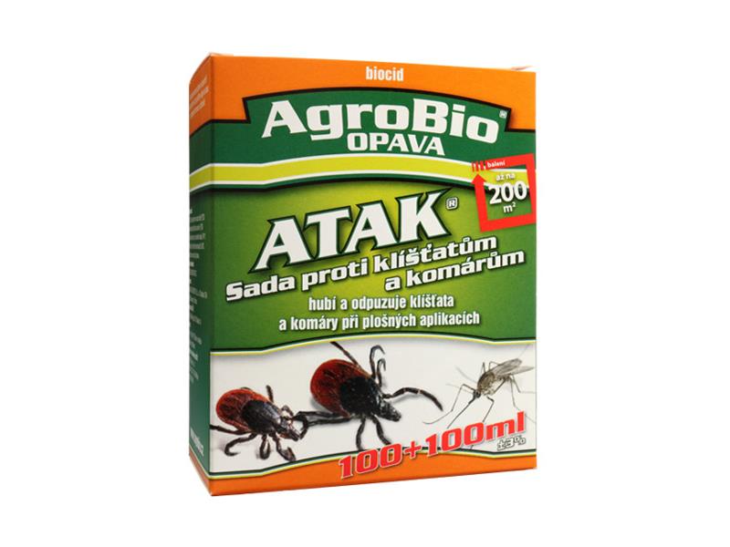 Sada proti klíšťatům a komárům AgroBio Atak 200 ml