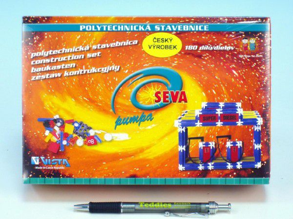 Seva Pumpa Benzina plast 180ks v krabici 22x15x6cm Teddies