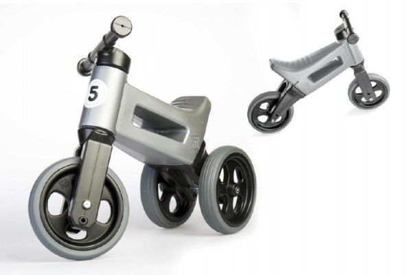 Teddies FUNNY WHEELS NEW SPORT 2v1 šedé Teddies