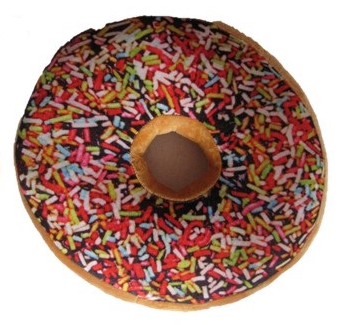 JAHU Polštář Donut 3D - barevný JAHU