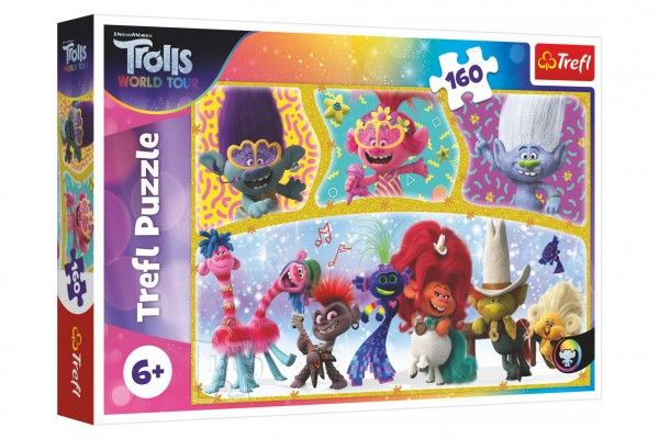 Trefl Trolls world tour Šťastný svět Trollů 41 x 27