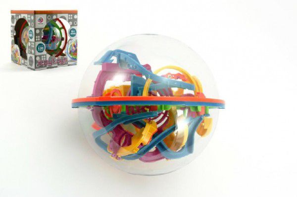 Teddies Perplexus 50127 Hlavolam Bludiště 3D koule plast 17cm Teddies