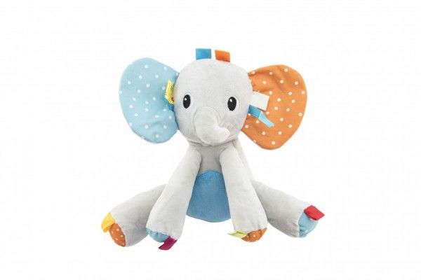 Teddies Slon sedící plyš 22cm v sáčku