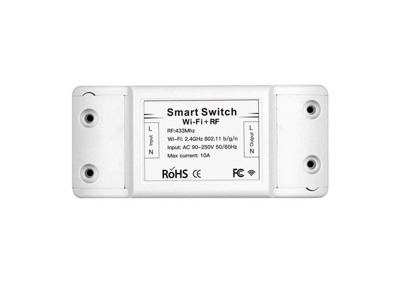 Smart spínač osvětlení MOES MS-101WR 1-kanálový WiFi/RF Tuya