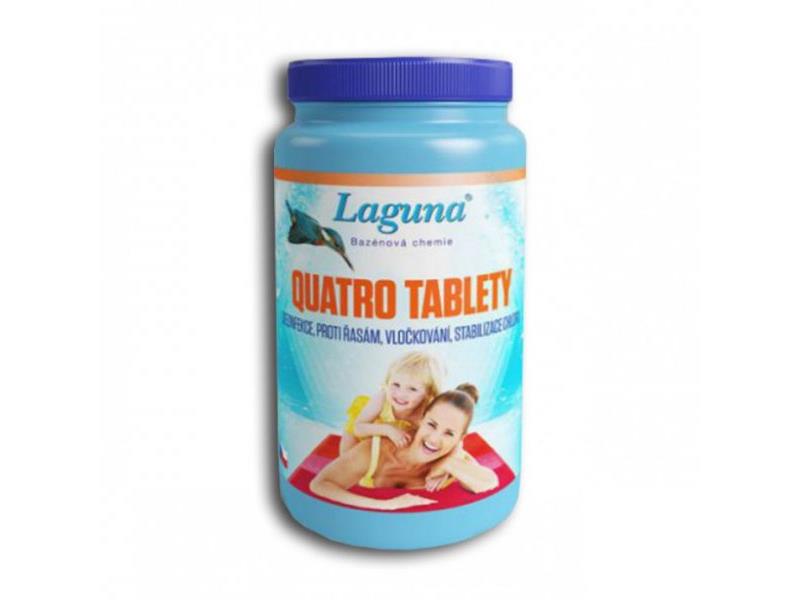 Quatro tablety LAGUNA 1kg - rozbaleno - po expiraci 11/2021