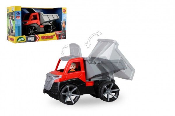 Auto Truxx 2 nákladní sklápěčka plast 26cm s figurkou v krabici 37x22x16cm 24m+ Teddies