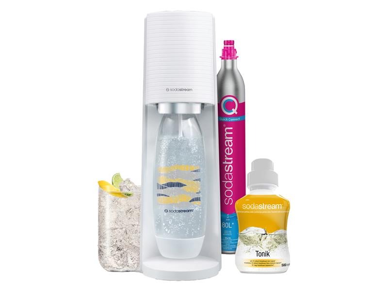 SodaStream sada Megapack Terra White Tonik