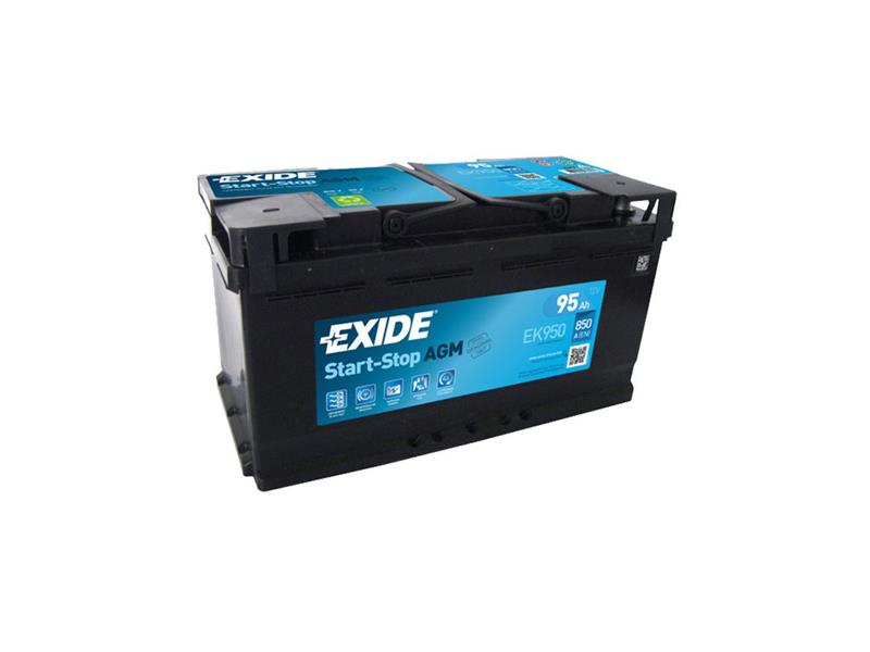 Autobaterie AGM EXIDE START-STOP EK950 95Ah 12V