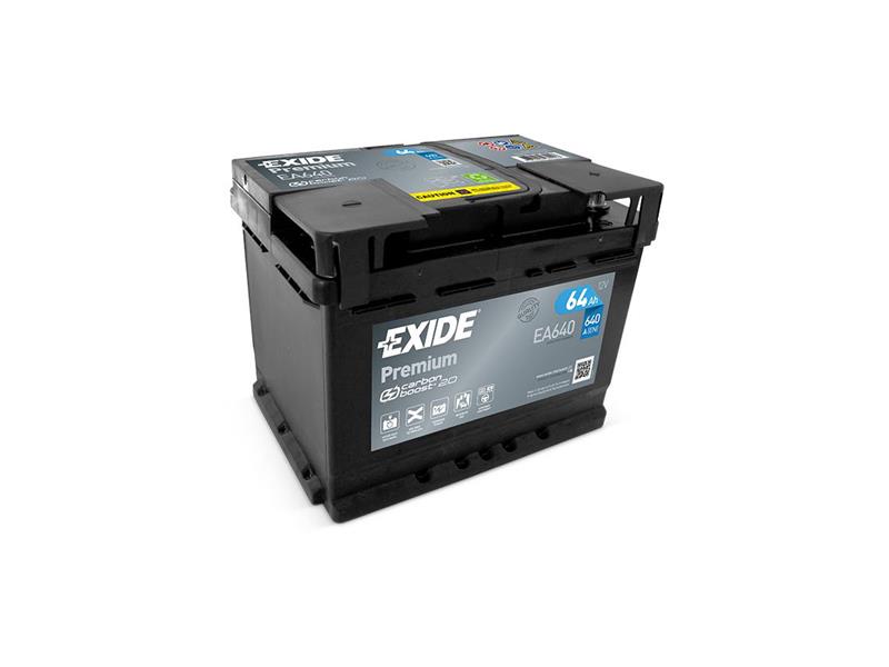 Autobaterie EXIDE Premium EA640 64Ah 12V 640A