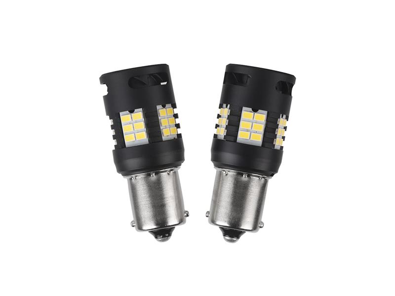 Autožárovka LED BA15S 12V CARCLEVER 30LED 3020SMD bílá 2ks