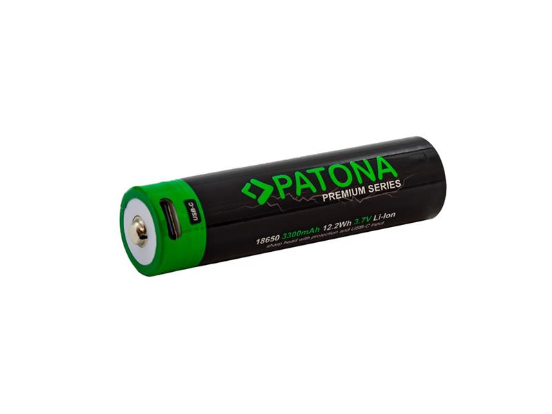 Baterie nabíjecí 18650 3300mAh Li-Ion 3