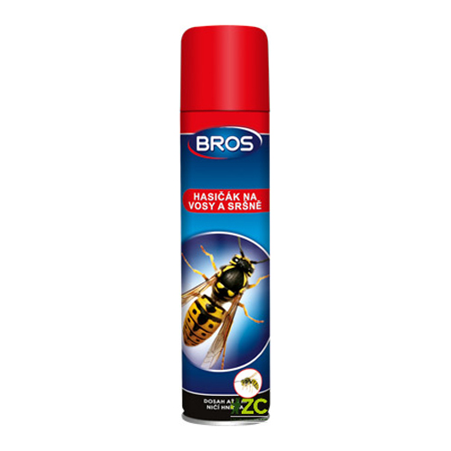 Sprej proti vosám a sršňům BROS 600ml (hasičák) - rozbaleno - prasklé víčko