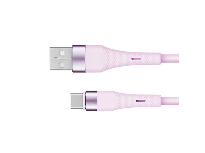 Kabel KRUGER & MATZ KM1268-1P USB/USB-C 1m Pink