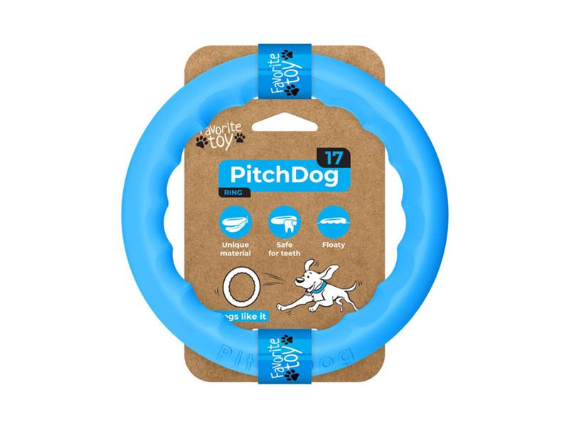 Aportovací kroužek WAUDOG PitchDog 17cm Blue