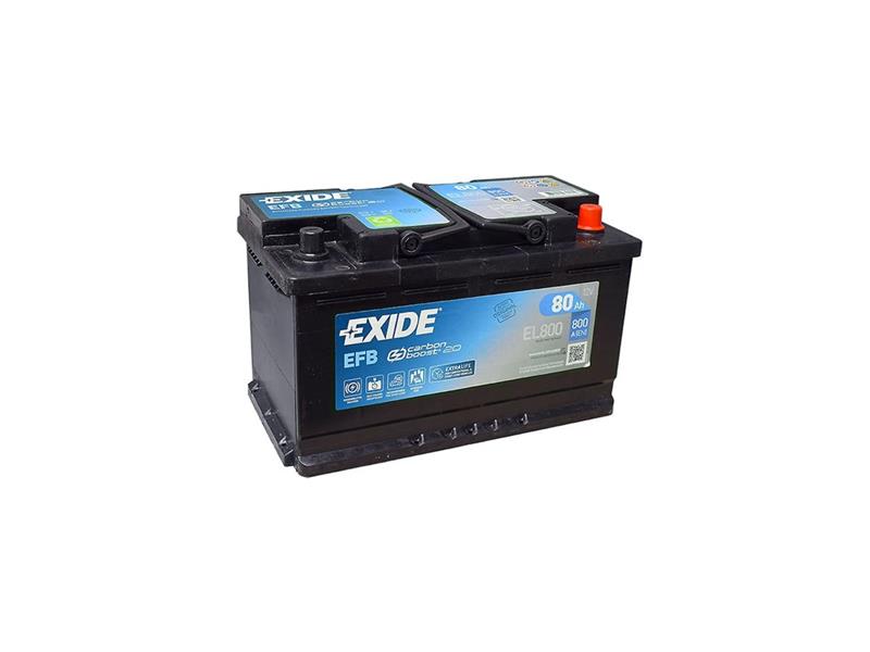 Autobaterie EFB EXIDE START-STOP EL800 80Ah 12V