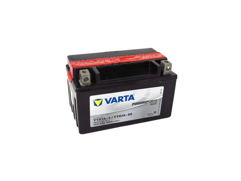 Baterie motocyklová 12V/6Ah VARTA YTX7A-BS