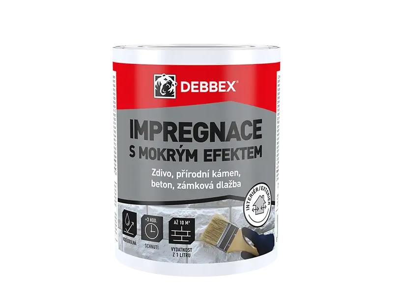 Impregnace s mokrým efektem DEBBEX 1l - rozbaleno - polepený obal