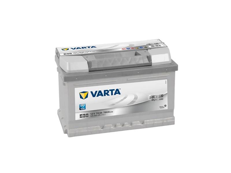 Autobaterie VARTA SILVER Dynamic 74Ah 12V E38