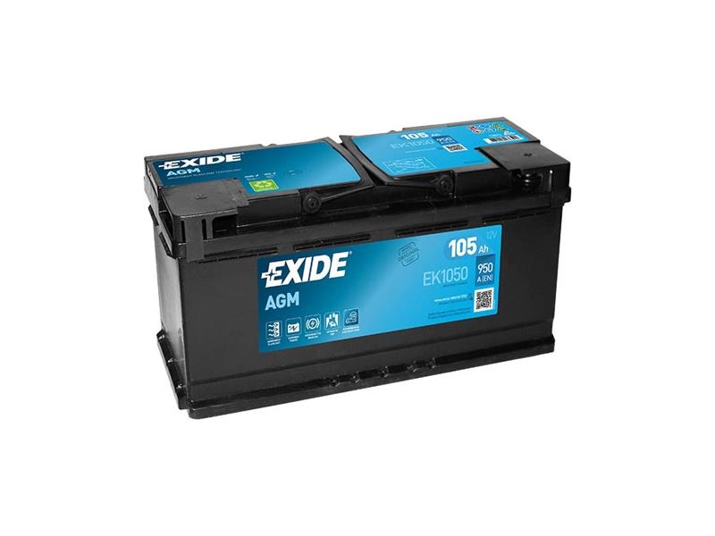 Autobaterie AGM EXIDE START-STOP EK1050 105Ah 12V