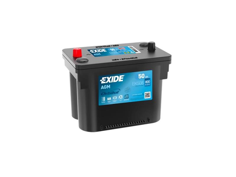 Autobaterie AGM EXIDE START-STOP EK508 50Ah 12V