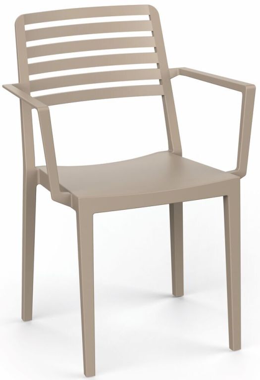 Křeslo ROW ARMCHAIR - taupe